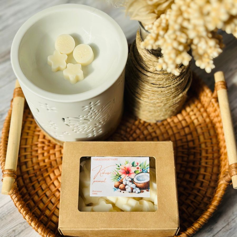 Kókusz és pamut illatviasz