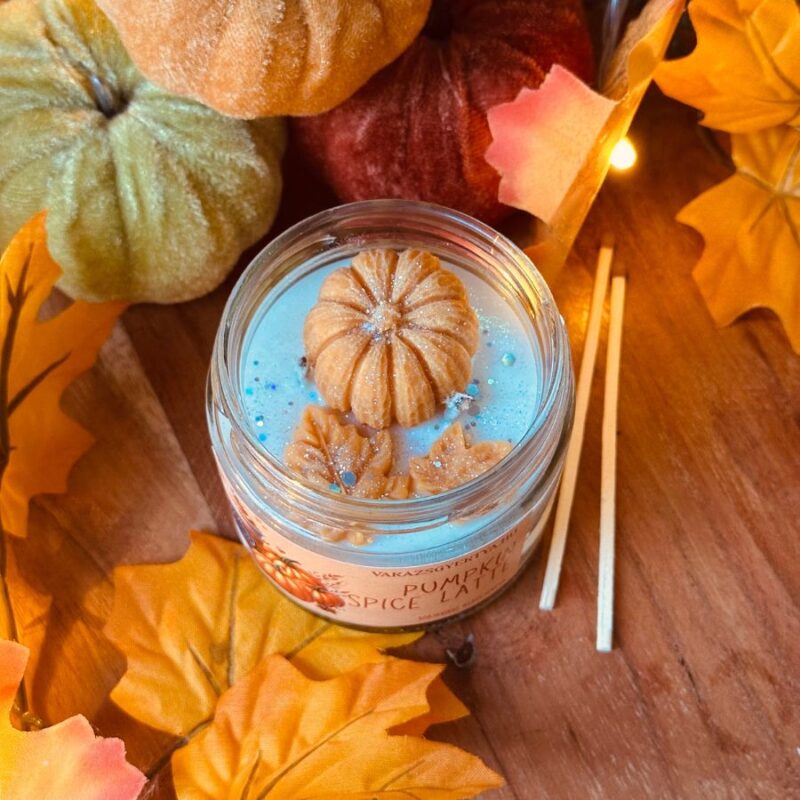 Pumpkin spice latte szójaviasz gyertya