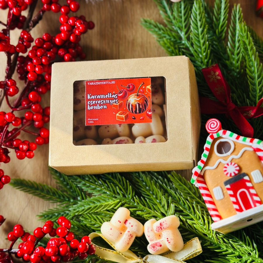 Karamellás cseresznyés bonbon illatviasz