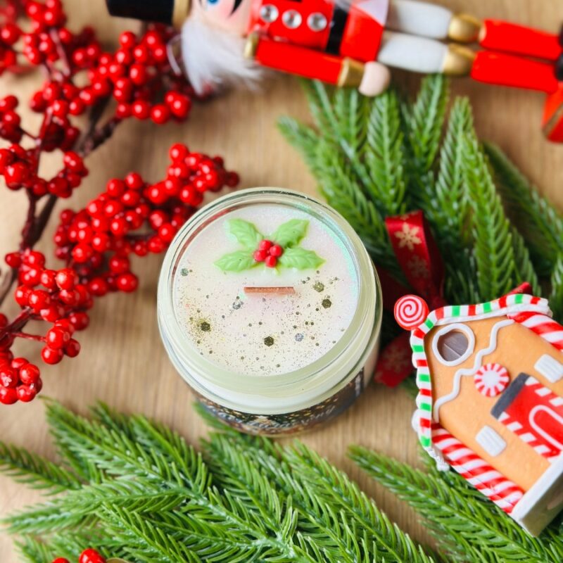 fehér karácsony szójaviasz gyertya