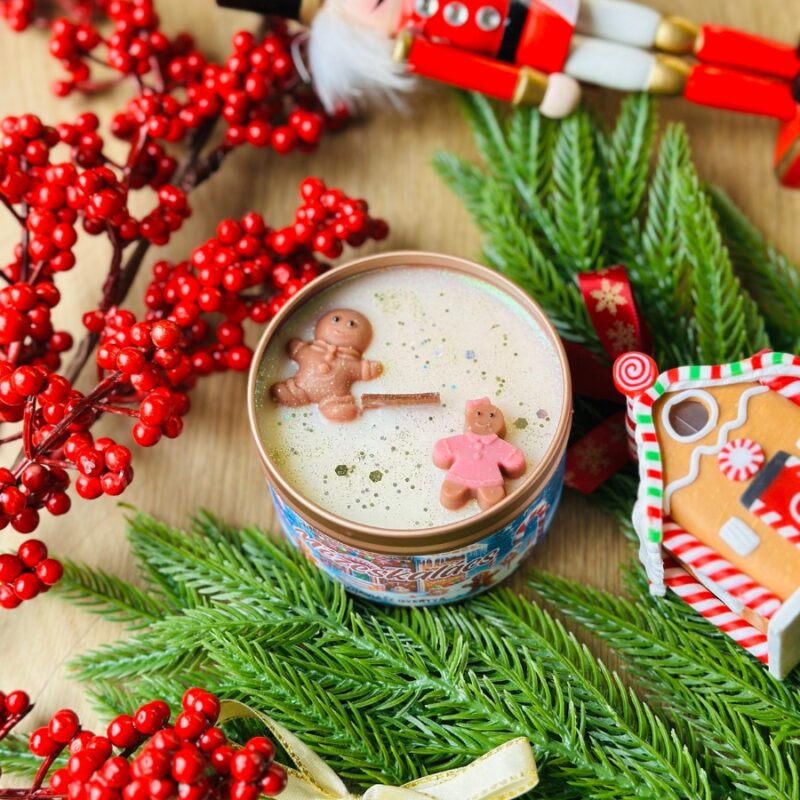 Mézeskalács szójaviasz gyertya