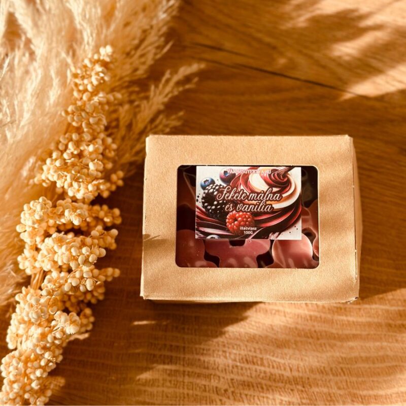 Fekete málna és vanília illatviasz